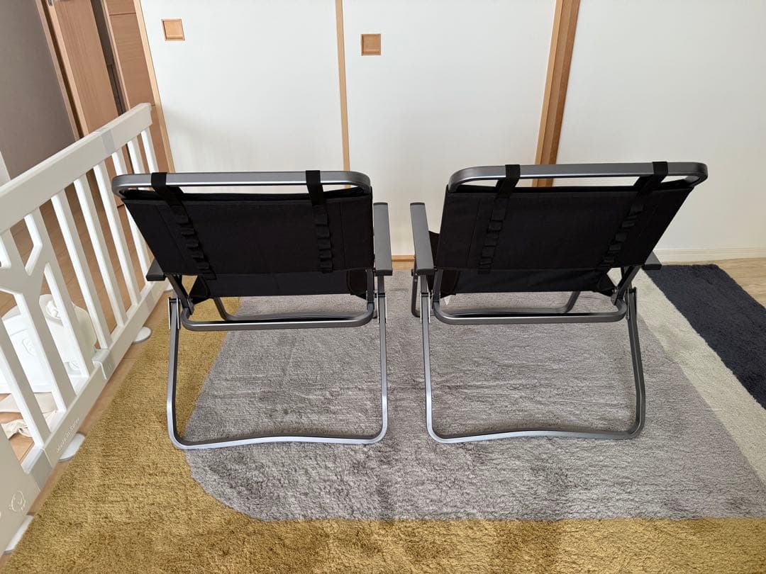 【未使用】ZANE ARTS 2脚セット LADE CHAIR レードチェア