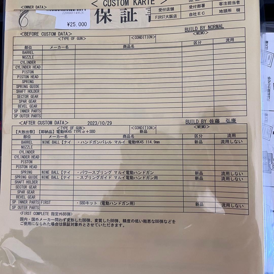 東京マルイ　電動ガン　HK45