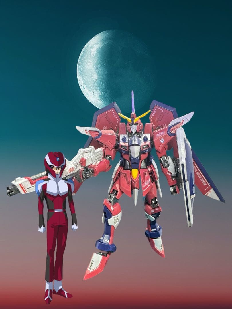 HG イモータルジャスティス ガンダム 全塗装！！