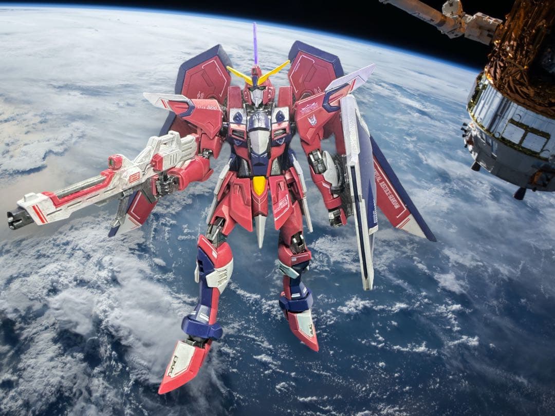 HG イモータルジャスティス ガンダム 全塗装！！