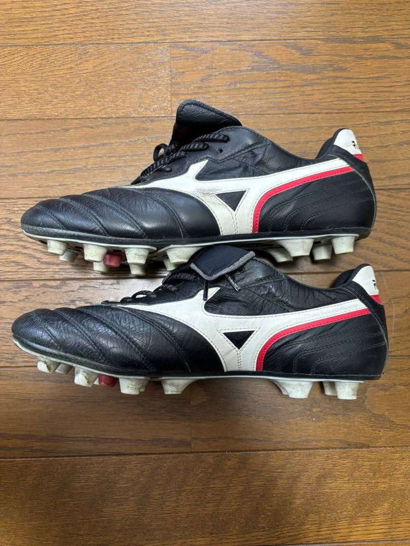 ミズノ限定品モレリアZEROサッカーシューズ ブラック/ホワイト28.0cm