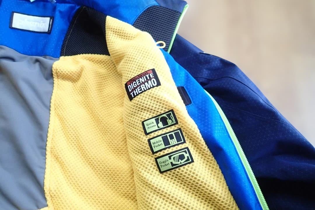 フェニックス　スキーウェアセット ネイビー/グリーン　Lサイズ