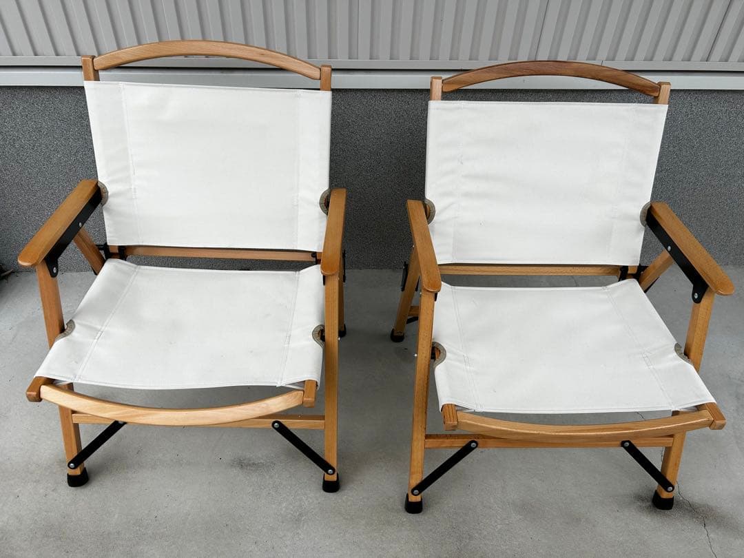 Curiace キュリアス ワンタッチ ローチェア 2脚セット　折りたたみ　イス