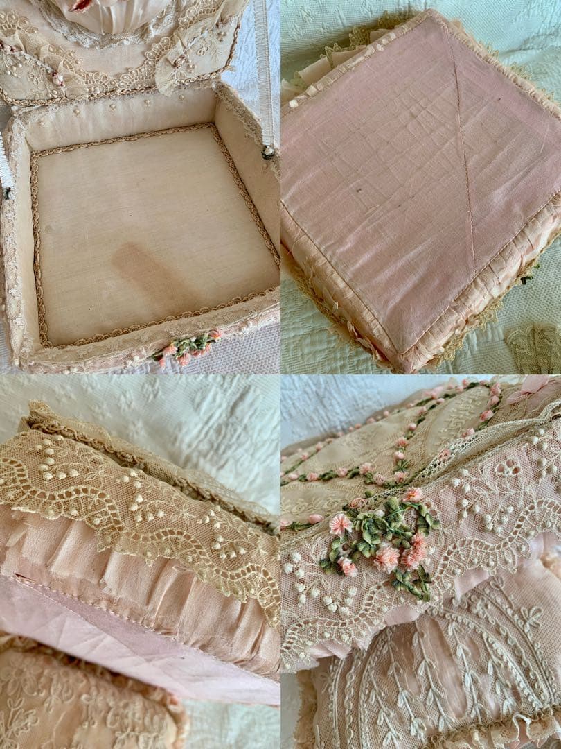 ※ réservé※ロココ装飾プレゼンテーションボックスミニョネットビスクドール