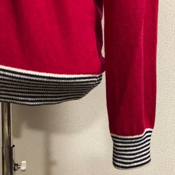 キャロウェイ レッドレーベル カシミア100% ニット ワインレッド LL