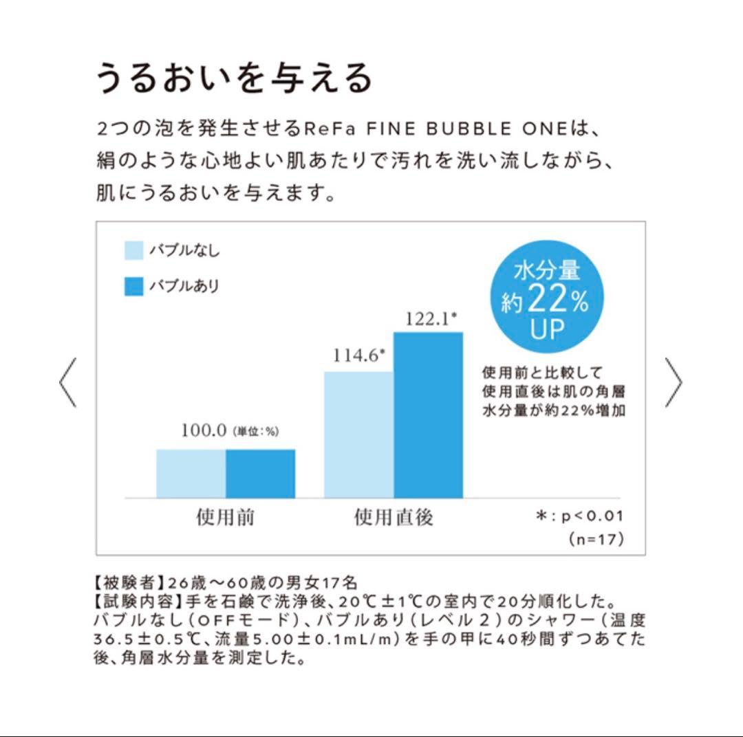 ReFa FINE BUBBLE ONE シャワーヘッド