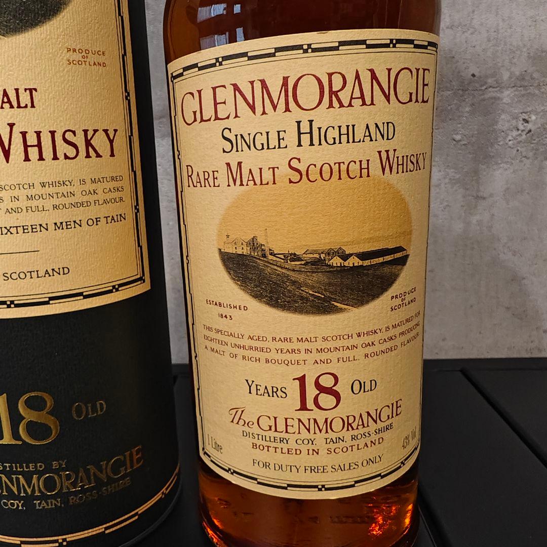 グレンモーレンジィ18年 1000ml シングルモルトウイスキー オールドボトル