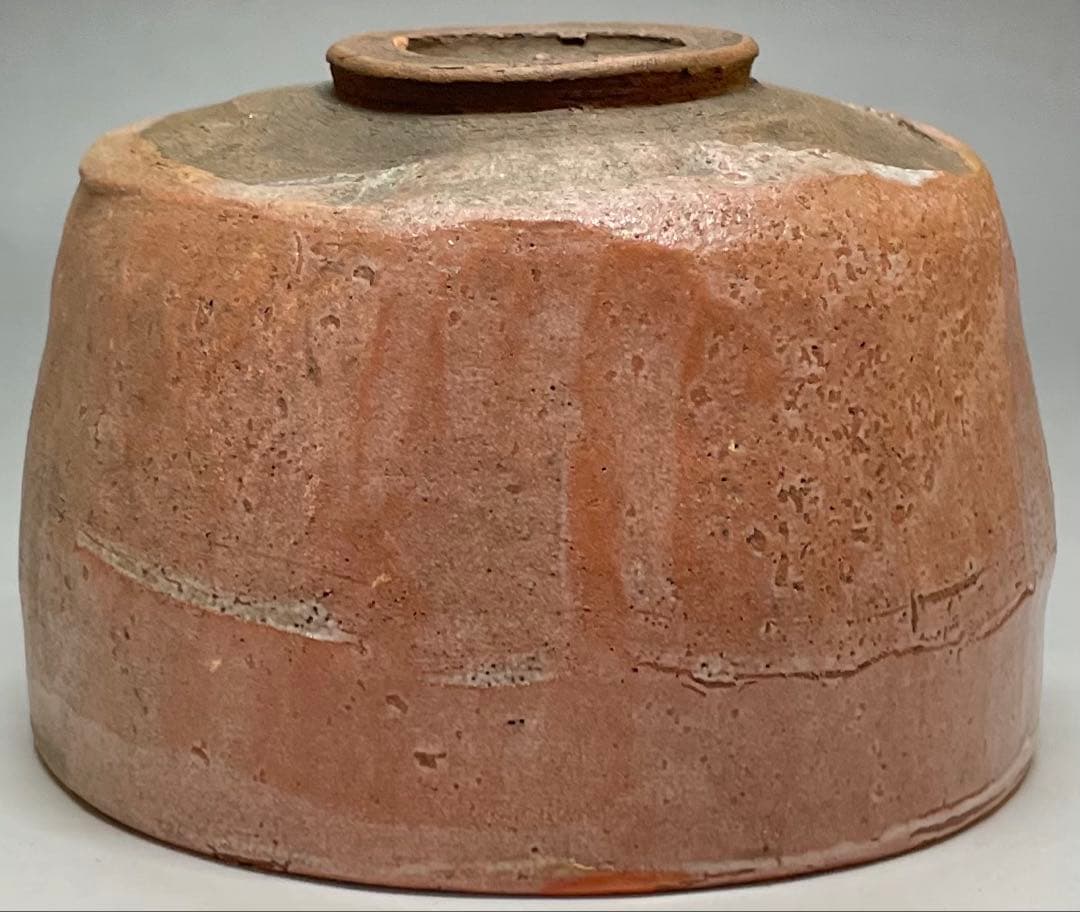 赤楽茶碗　光悦　のき下　共箱　e7762b