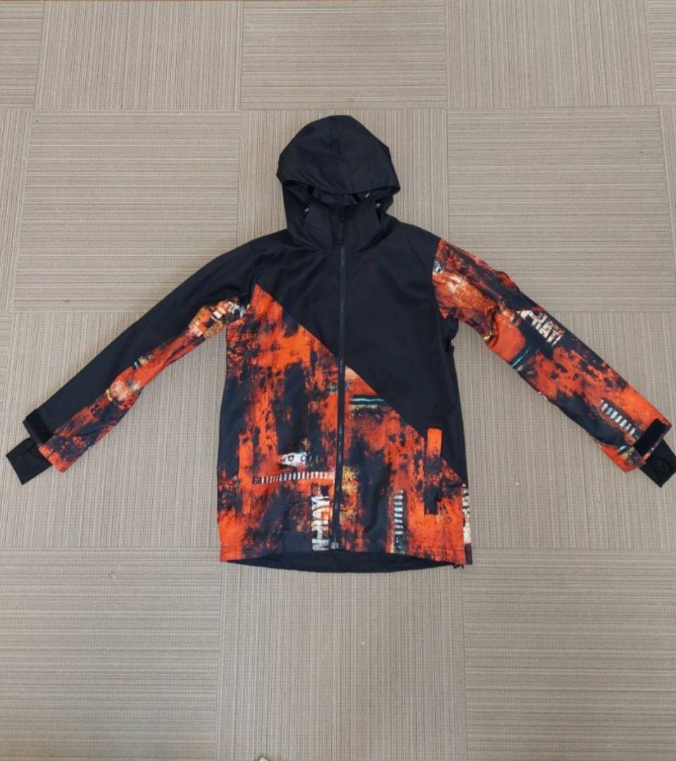 スノーボードウェア 上下セットアップ 赤・黒・オレンジ W_RAY