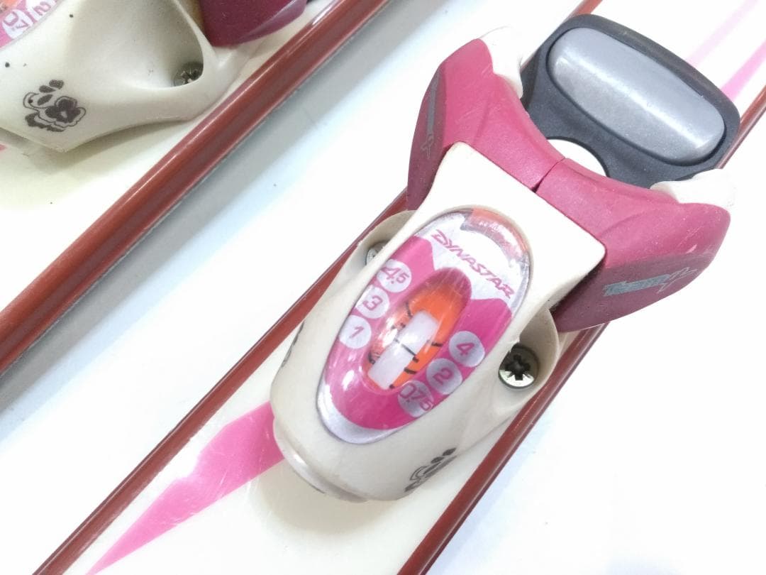 女の子 ジュニアスキー4点セット ダイナスター 140cm ブーツ 24cm◇