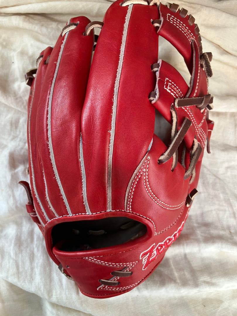 Zaems 硬式グローブ レッド SV520SBHN