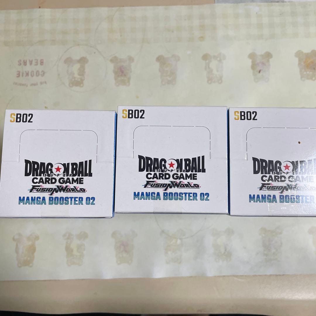 ドラゴンボールカードゲーム Manga Booster 02 3box セット