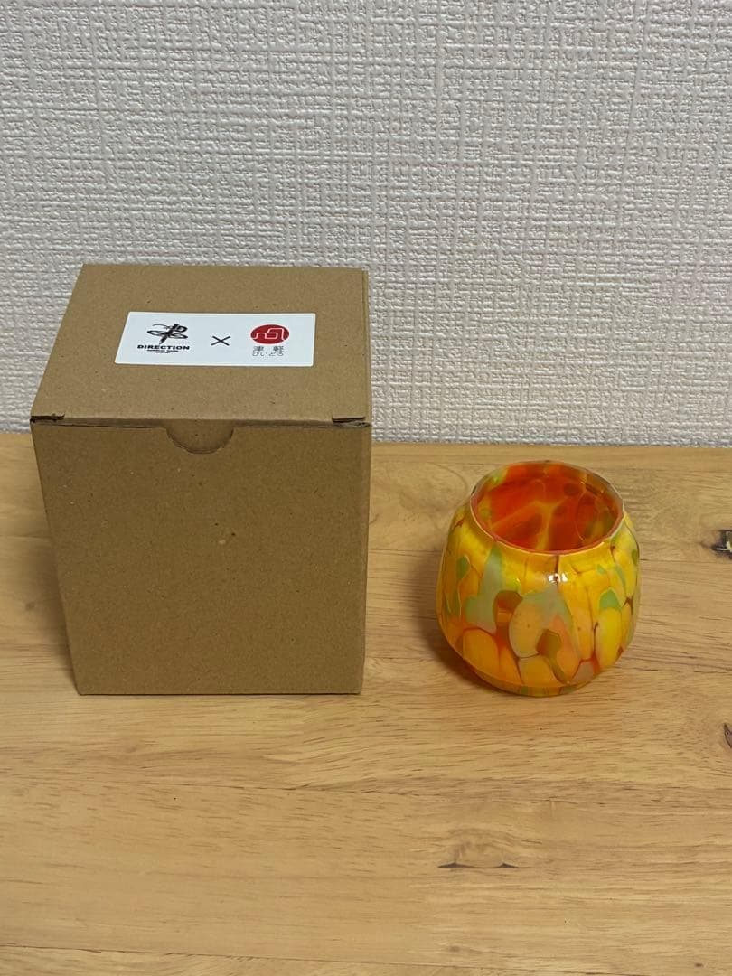 津軽びいどろランタングローブ月光Type3　DIRECTION × 津軽びいどろ