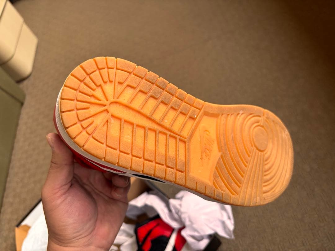 極美品★エアジョーダン1★MID 黒赤27.5cm/9.5