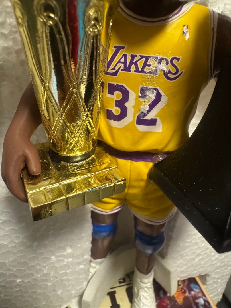 ロサンゼルス・レイカーズ フィギュア マジック・ジョンソン32番