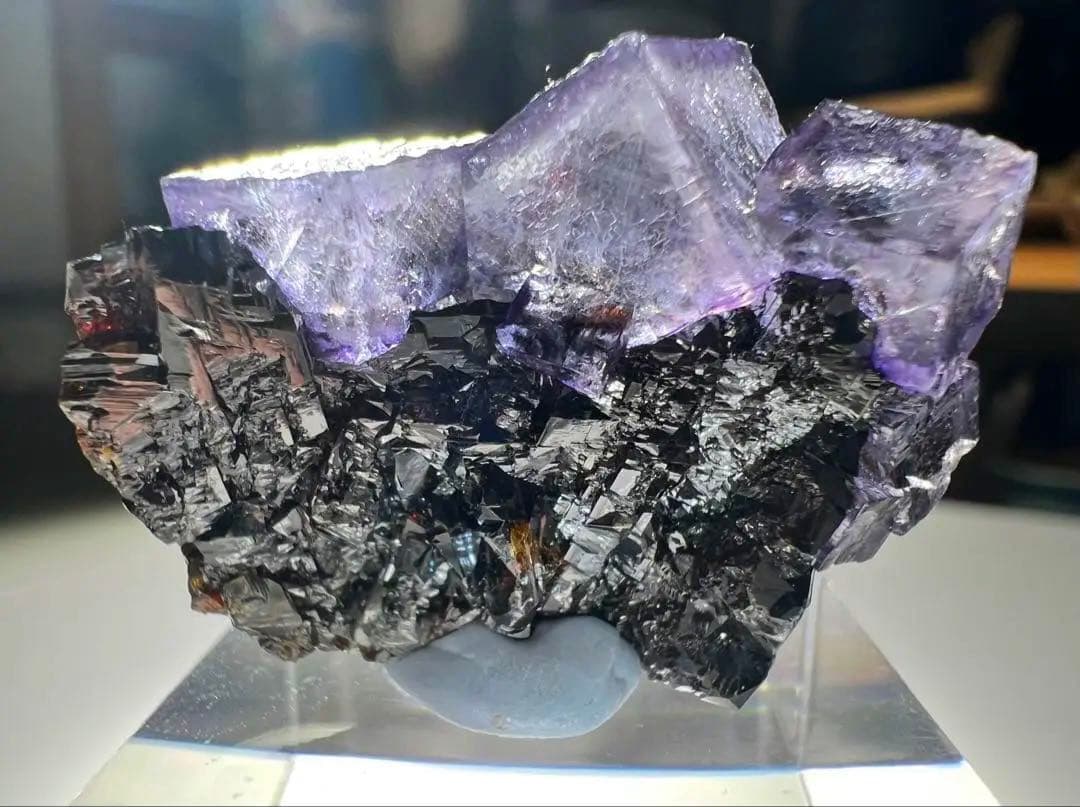 エルムウッド スファレライト フローライト 蛍石 鉱物標本