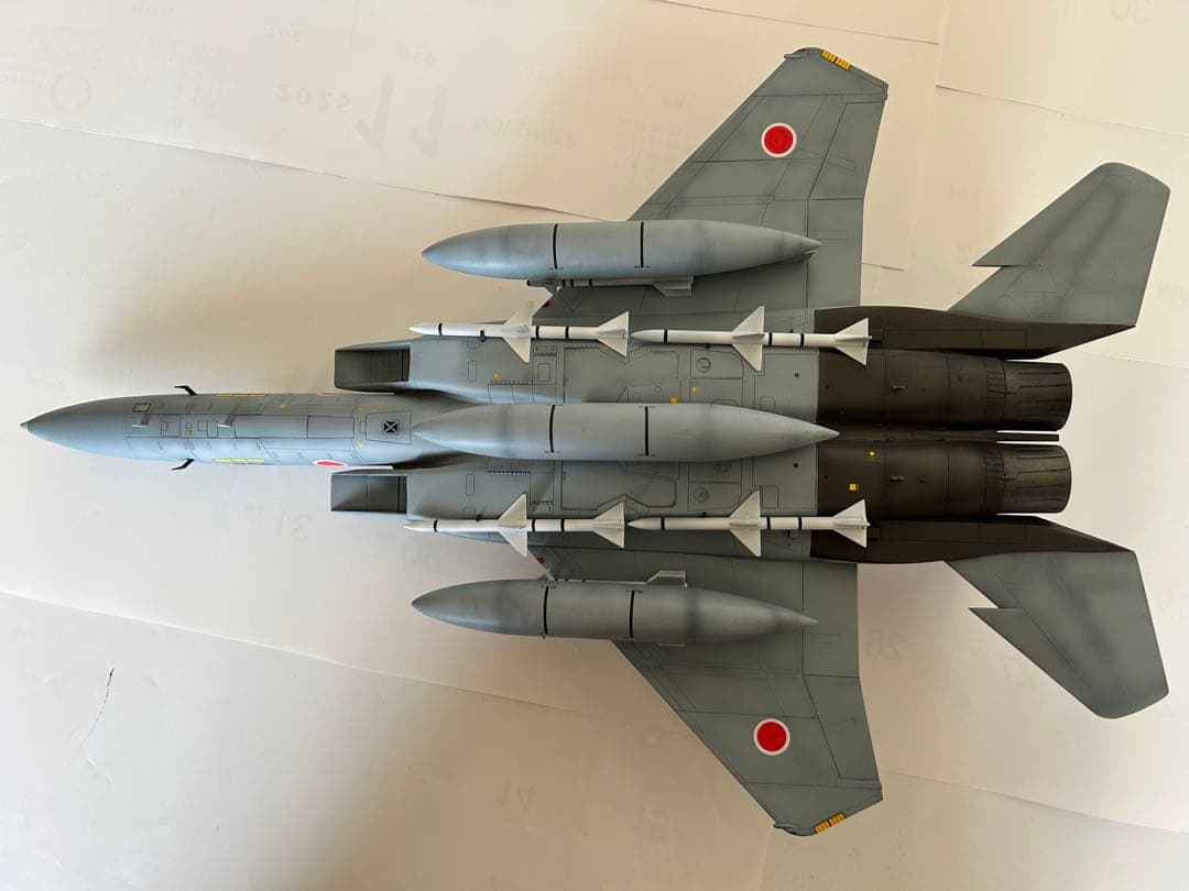 航空自衛隊　F-15J イーグル 1/48 タミヤ プラモデル 飛行状態　完成品