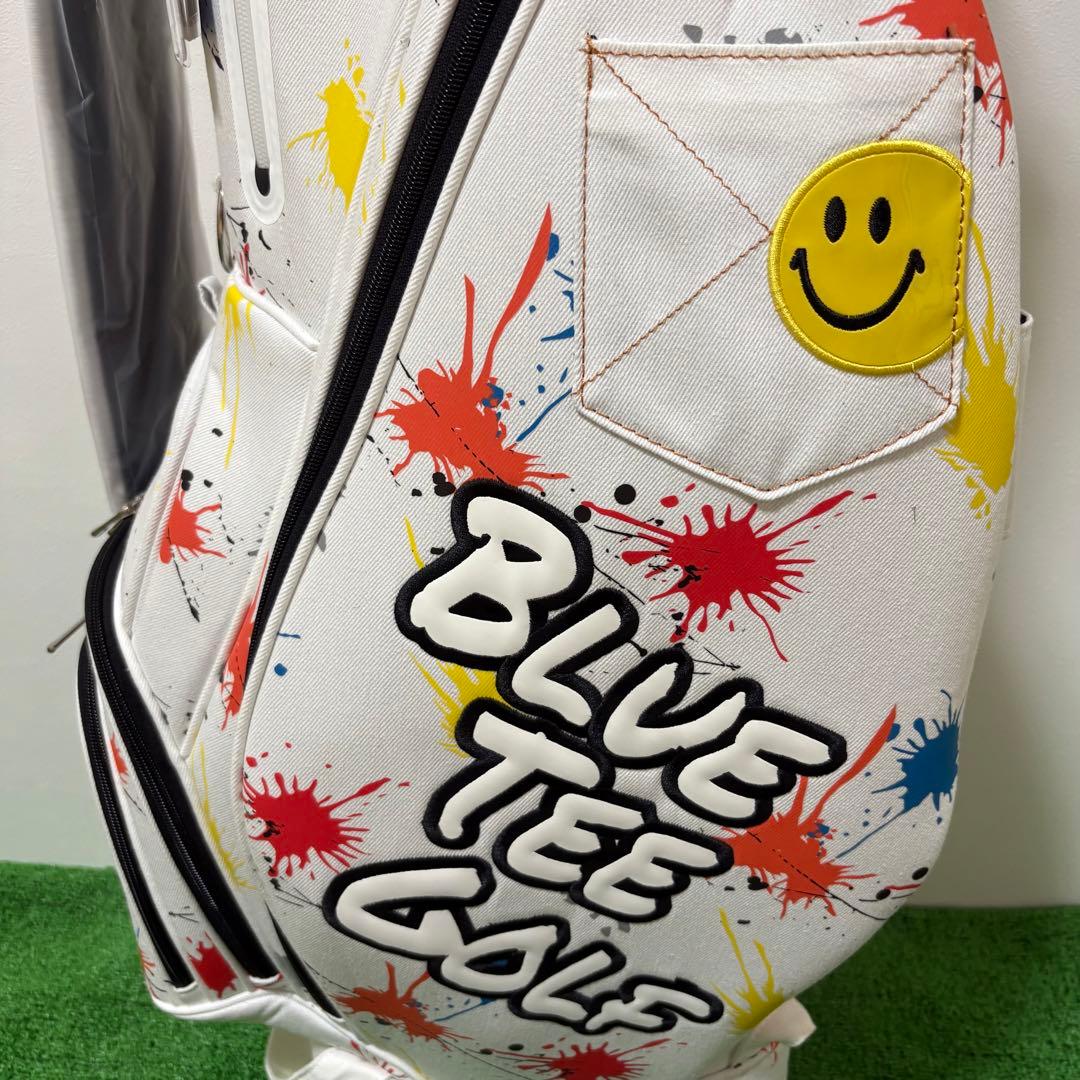 BLUE TEE GOLF デニムキャディバッグ フード・ヘッドカバー付き