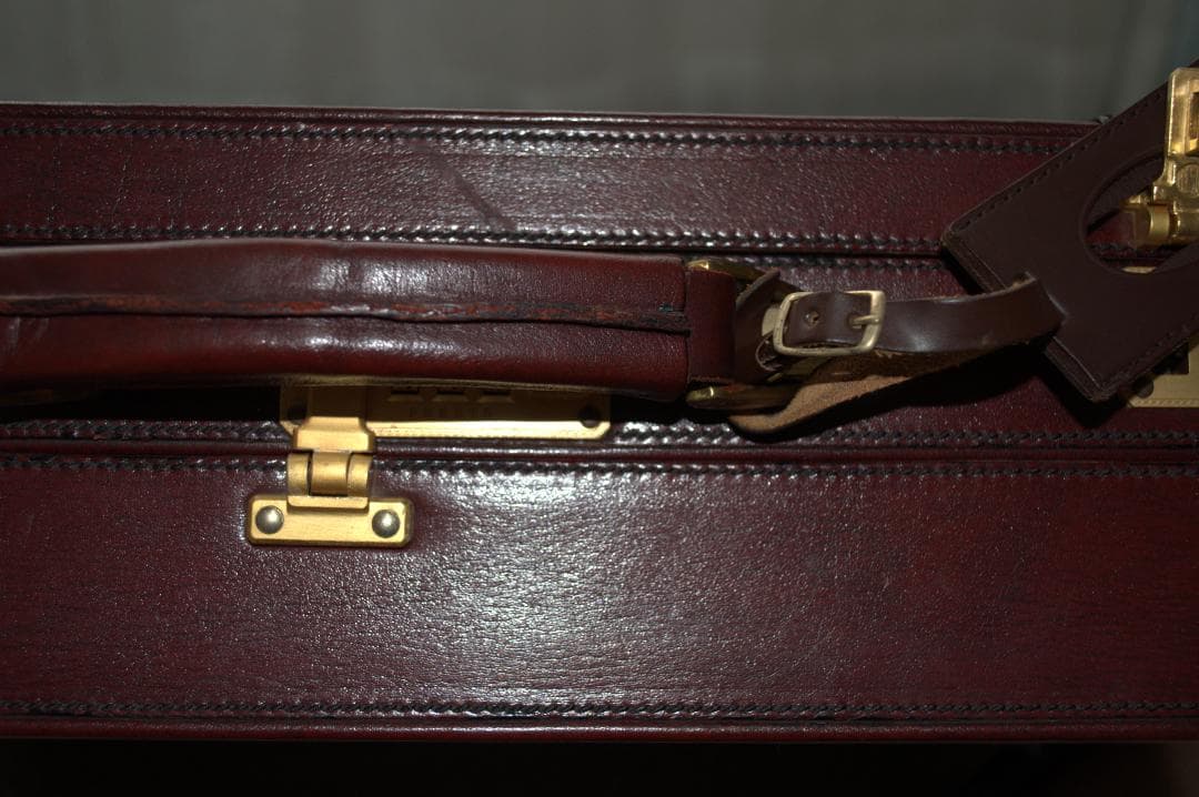 ◆本革アンティークトランクケース★ダークブラウン ★新品★◆