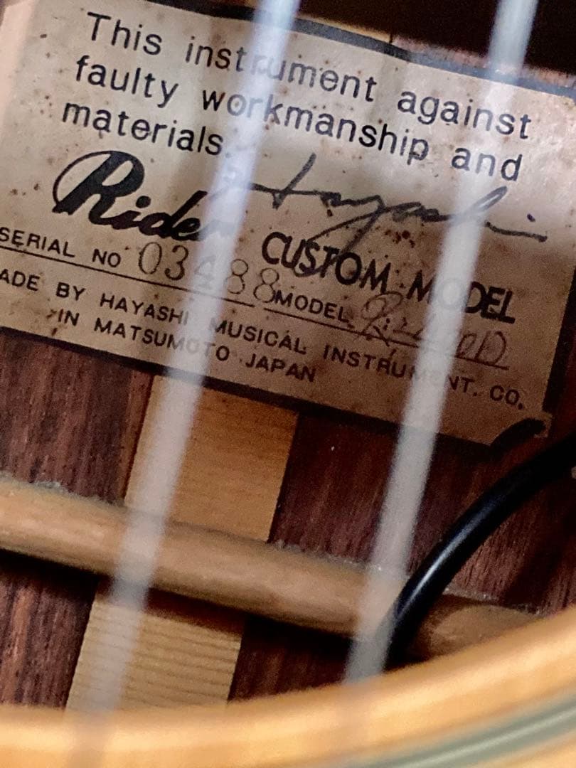 Rider. R-400D & L.R.Baggs M80 PU付き