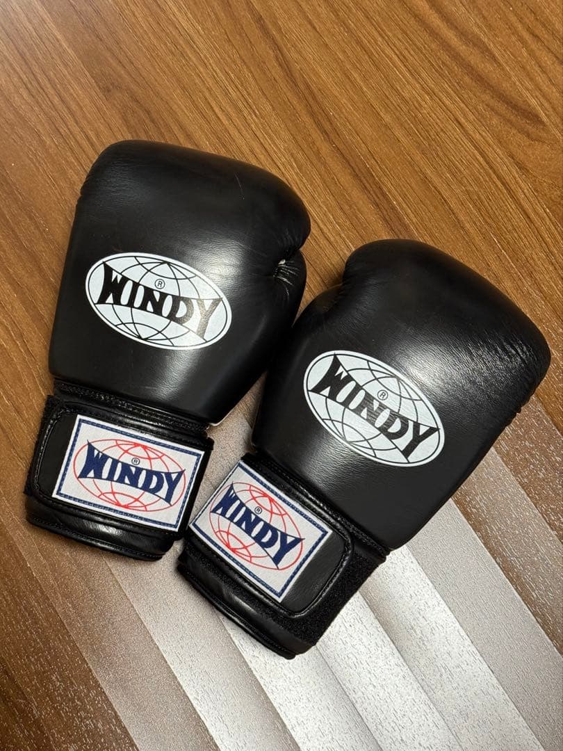 Windy ボクシンググローブ 黒 16oz 16オンス