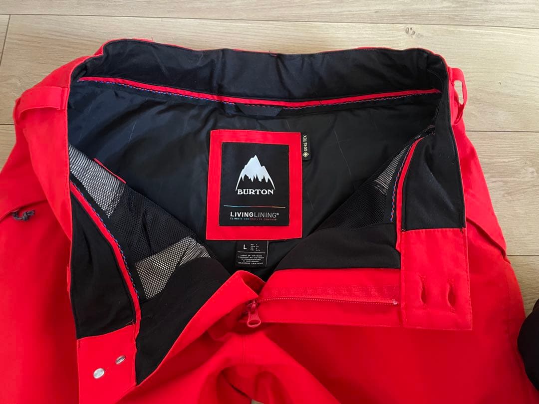 BURTON GORE-TEX スノーボードパンツ Lサイズ レッド