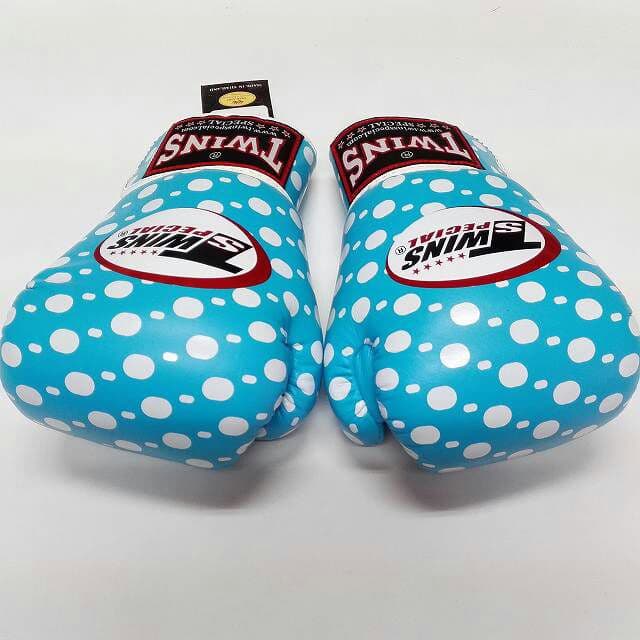 新品 正規 TWINS 本格ボクシンググローブ 本革製 サイズ選択 水玉