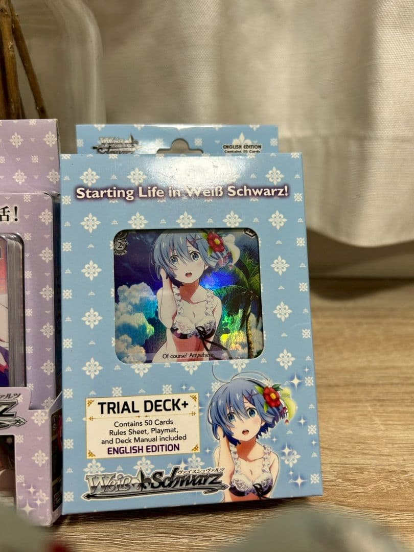 未開封 ヴァイスシュヴァルツ　リゼロ　トライアルデッキ 英語版開封 レム