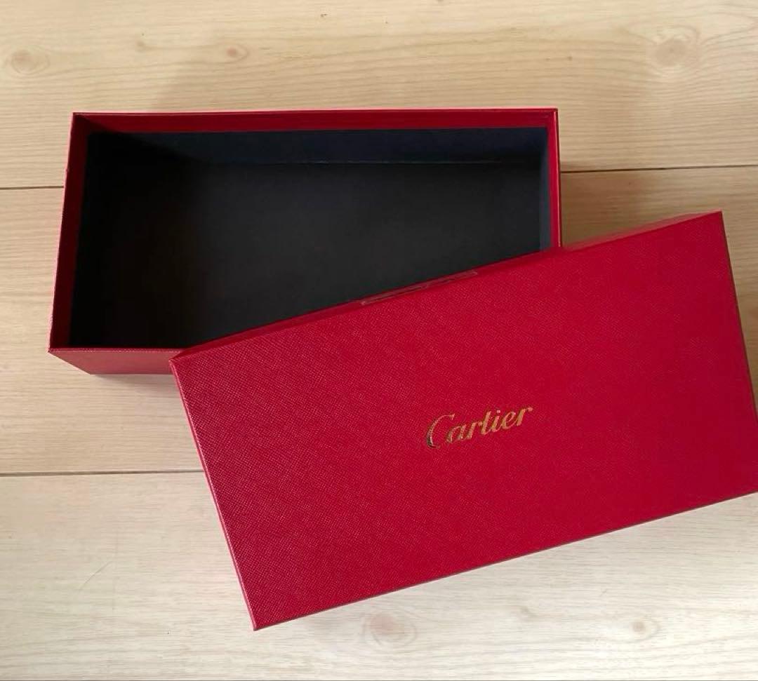 Cartier カルティエ手帳カバー　 難あり　ブルー　箱付き