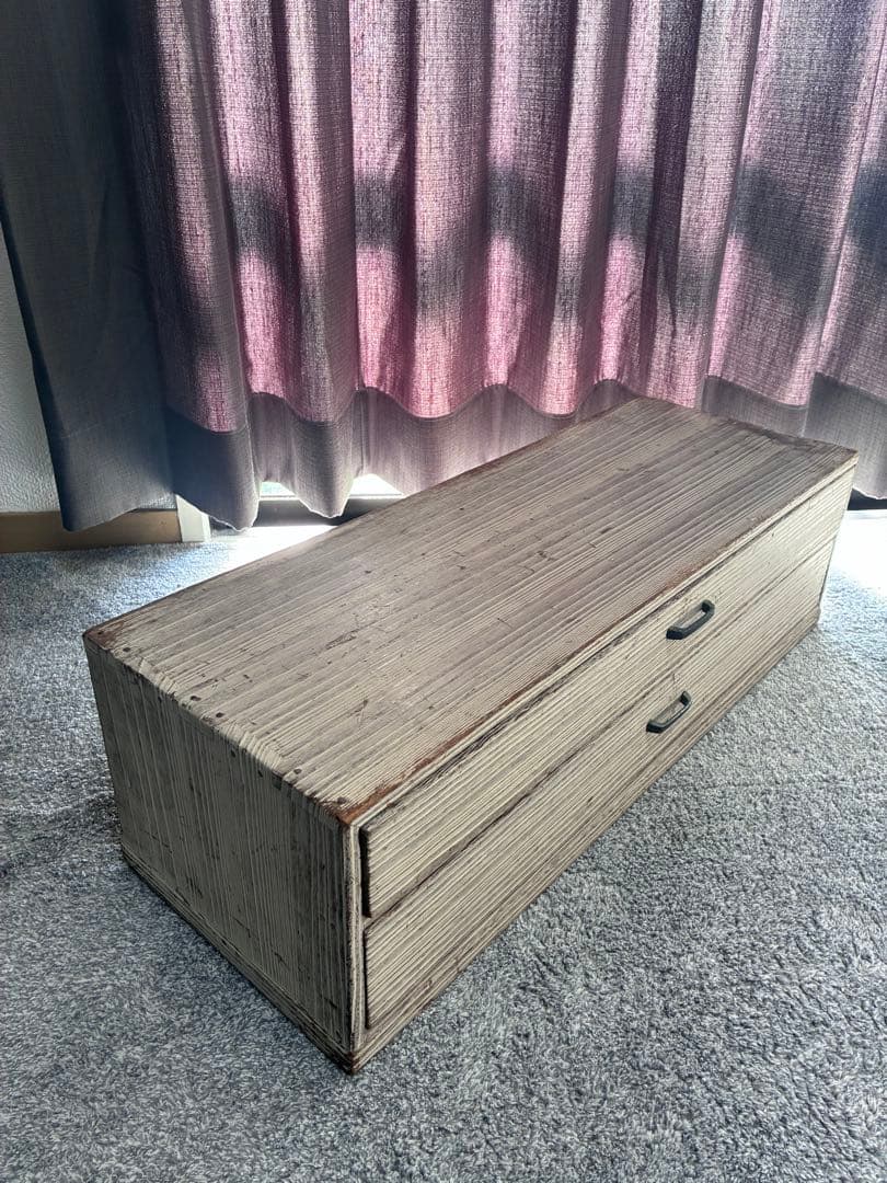 桐箪笥　桐だんす　着物たんす　和箪笥　二段　和モダン　小型サイズ
