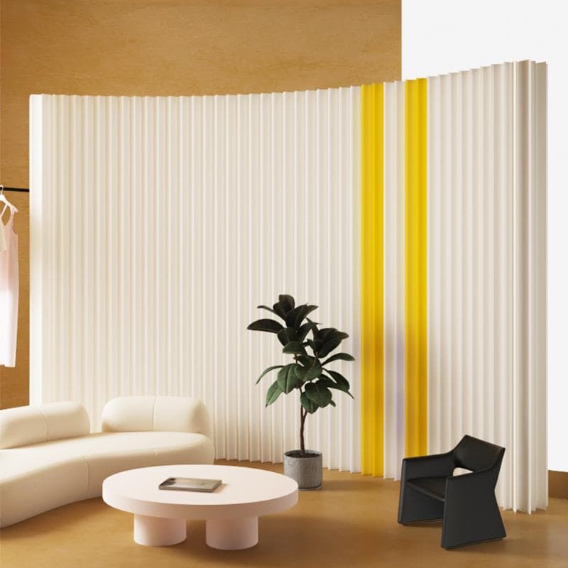 イエローバンドタイプ パーテーション 間仕切り高さ2ｍ長さ3-4ｍ折りたたみ