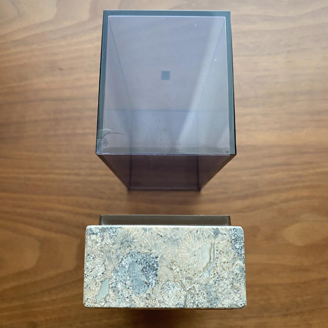 Denon AS-3 カートリッジ キーパー 3本 収納 ケース デノン 大理石