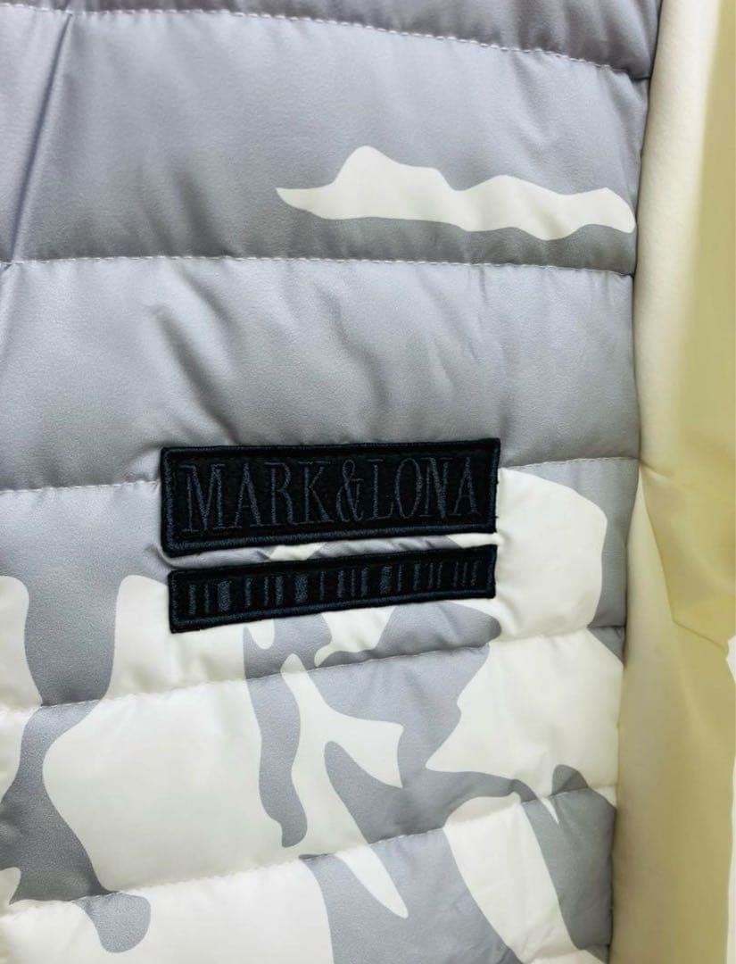 新品★MARK&LONA マークアンドロナ 中綿 ジップジャケット 総柄 LL