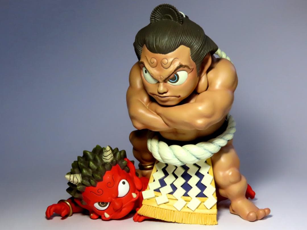 【瀧下和之】　千代の富士　　鬼踏み：赤　　千代の富士フィギュア