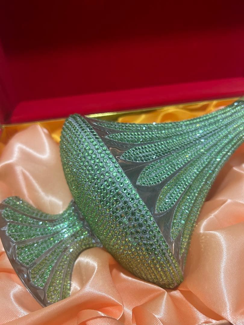 ブルー　K9 クリスタルデキャンタ トラディション スタイル　ブランデー　空瓶