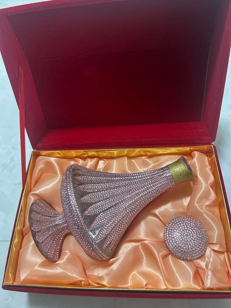 ブルー　K9 クリスタルデキャンタ トラディション スタイル　ブランデー　空瓶