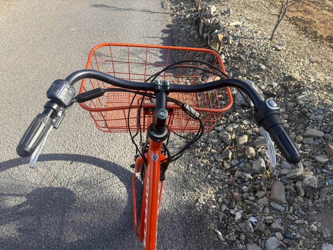 STEPOLIZ 電動アシスト自転車 オレンジ