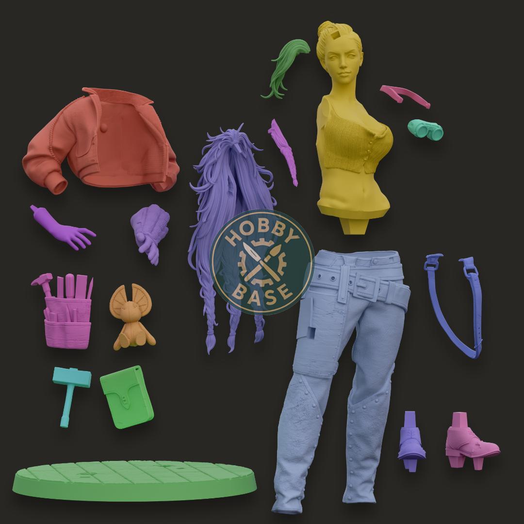 ジェマ モンスターハンター　1/8　未塗装未組立　フィギュア　ガレージキット