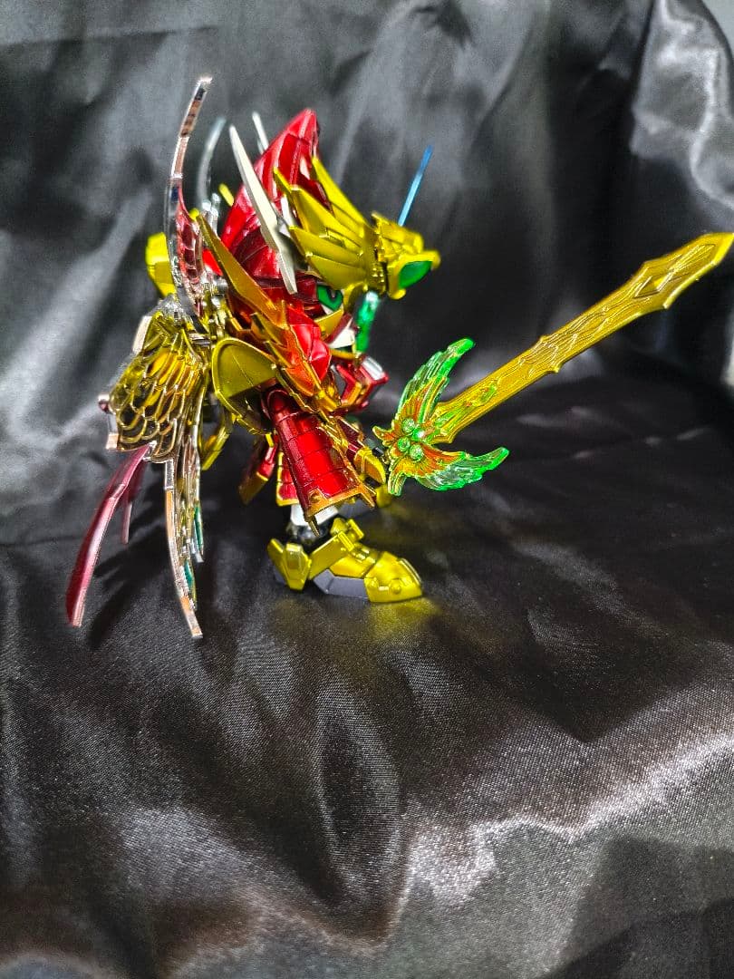 SDガンダム三国伝 (塗装済み) 機武帝 紅蓮装 曹操ガンダム ❗オマケ付き❗