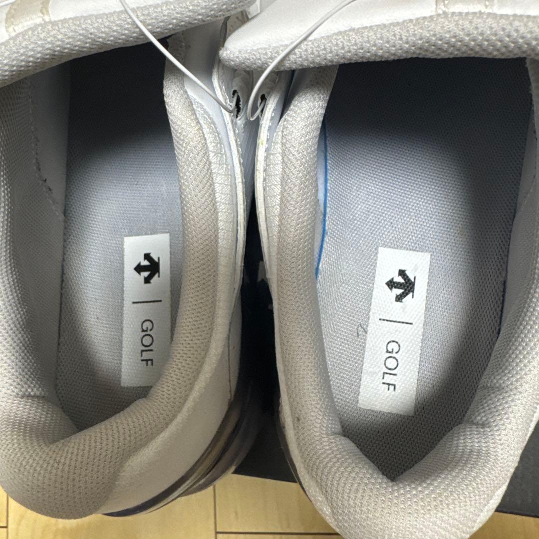 期間限定！お値下げ！DESCENTE GOLF ゴルフシューズ ホワイト