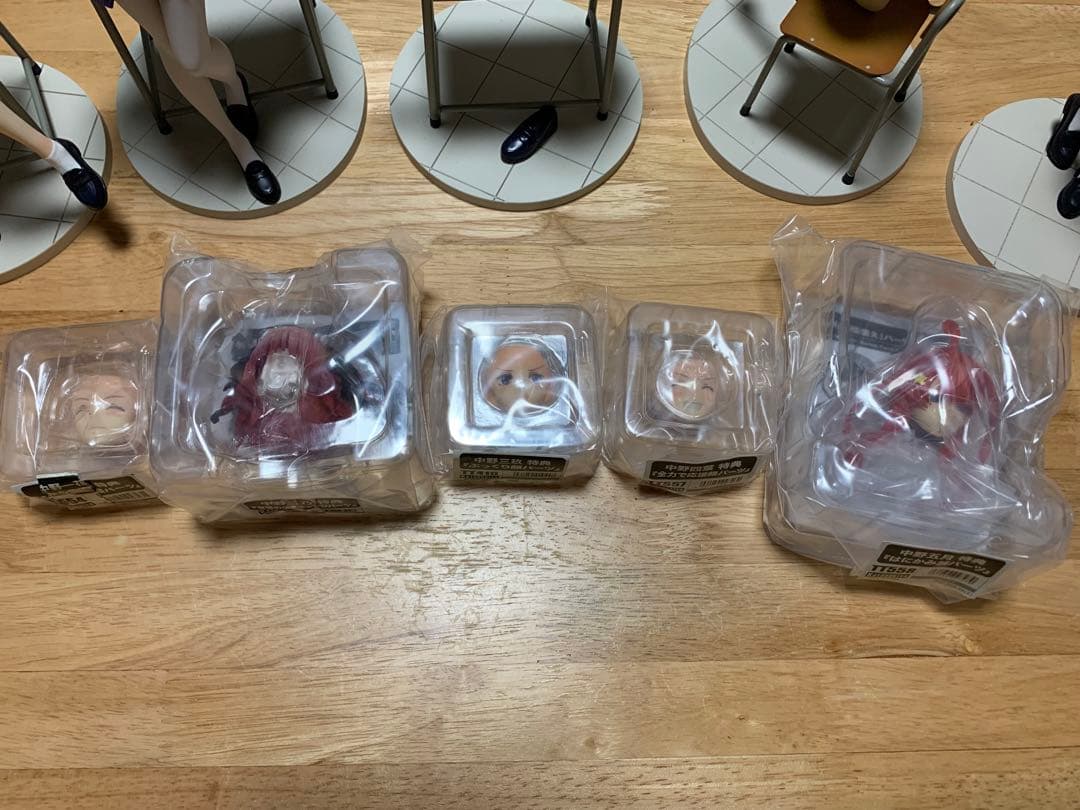 五等分の花嫁 フィギュア 5つ子セット(特典パーツ付)