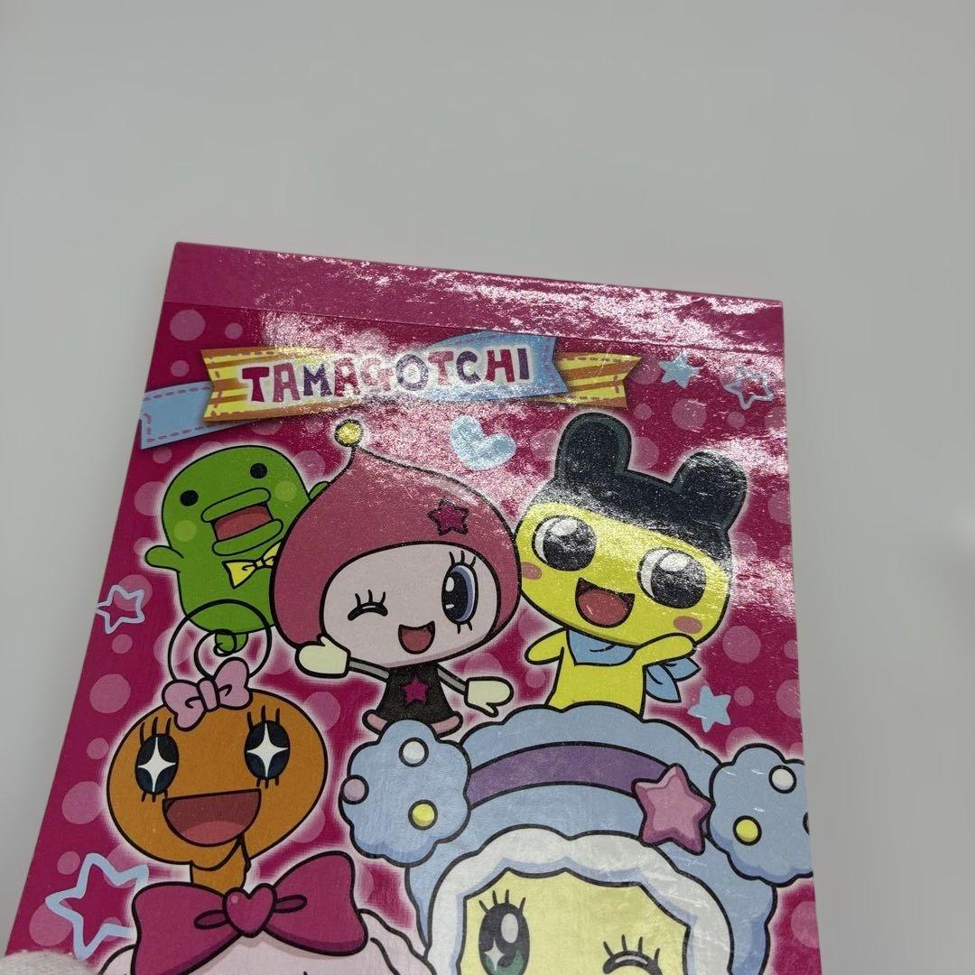 Tamagotchi メモ帳　はさむんです。　ぷくっとクリアリング　たまごっち
