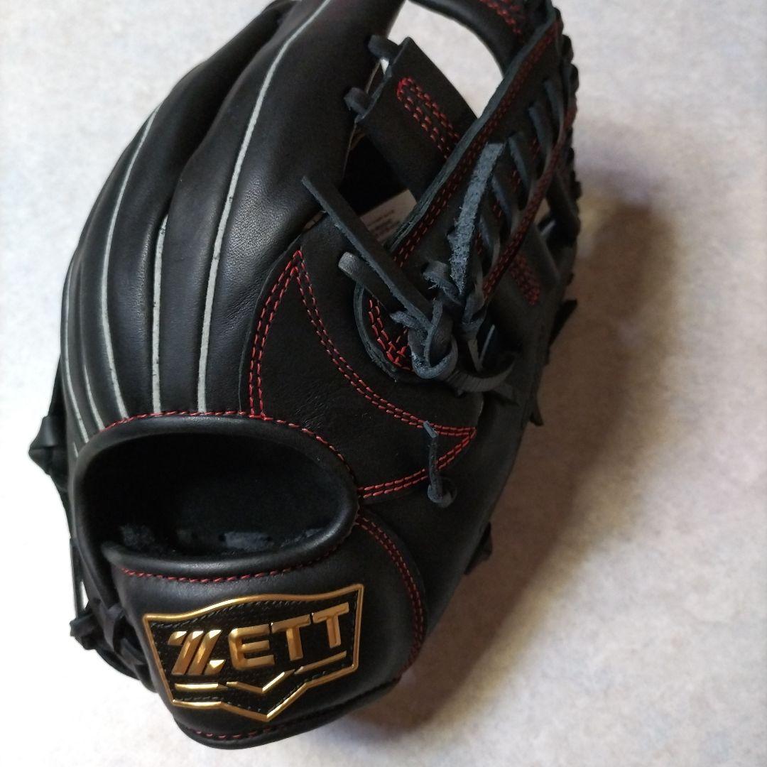 【2023年製】柔らかの人気アイテム　軟式用グローブ　ゼット　ブラック
