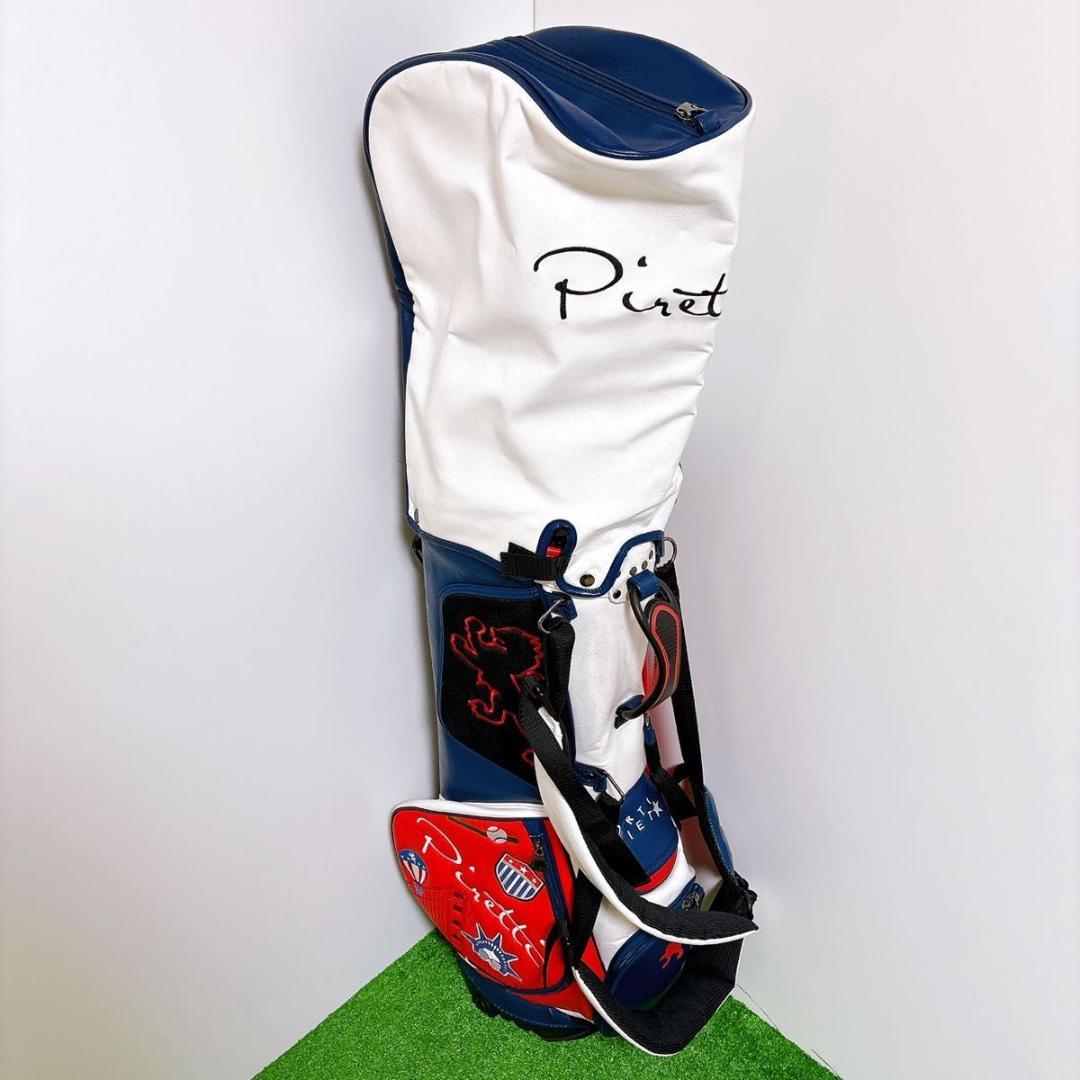 ピレッティ　Piretti スタンド　キャディバッグ　トリコロール