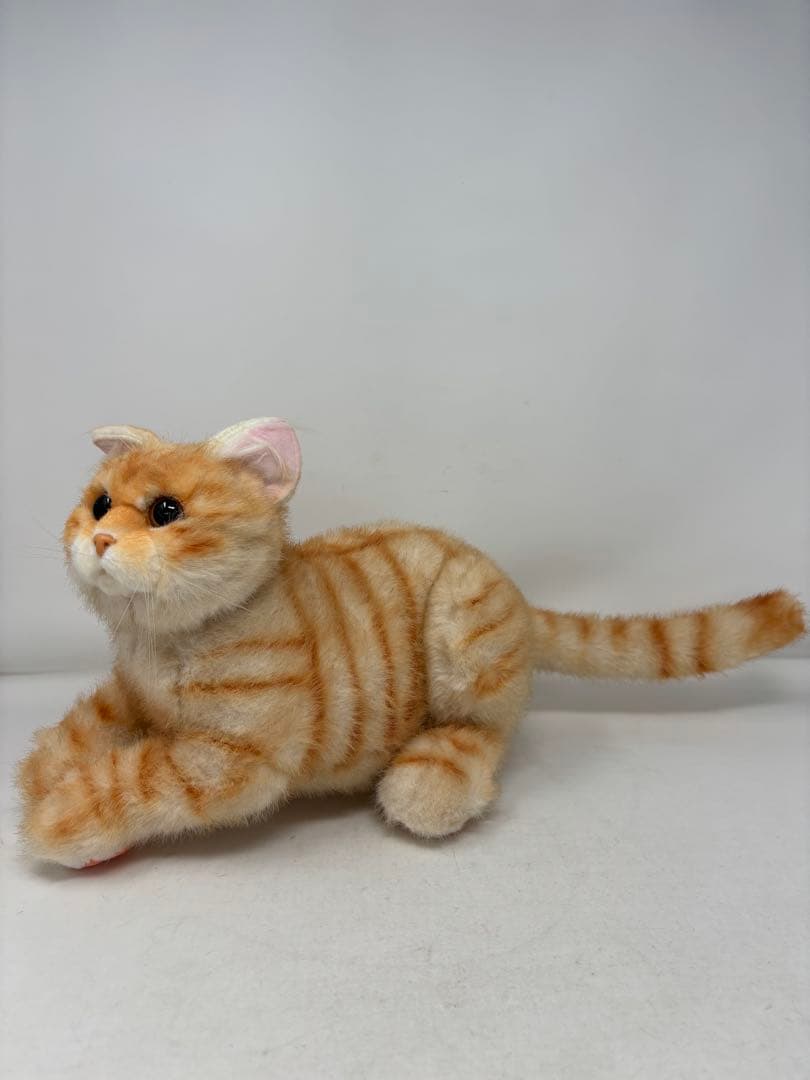 A199 【人気商品】なでなでねこちゃんEX とら 撫でると鳴くぬいぐるみ