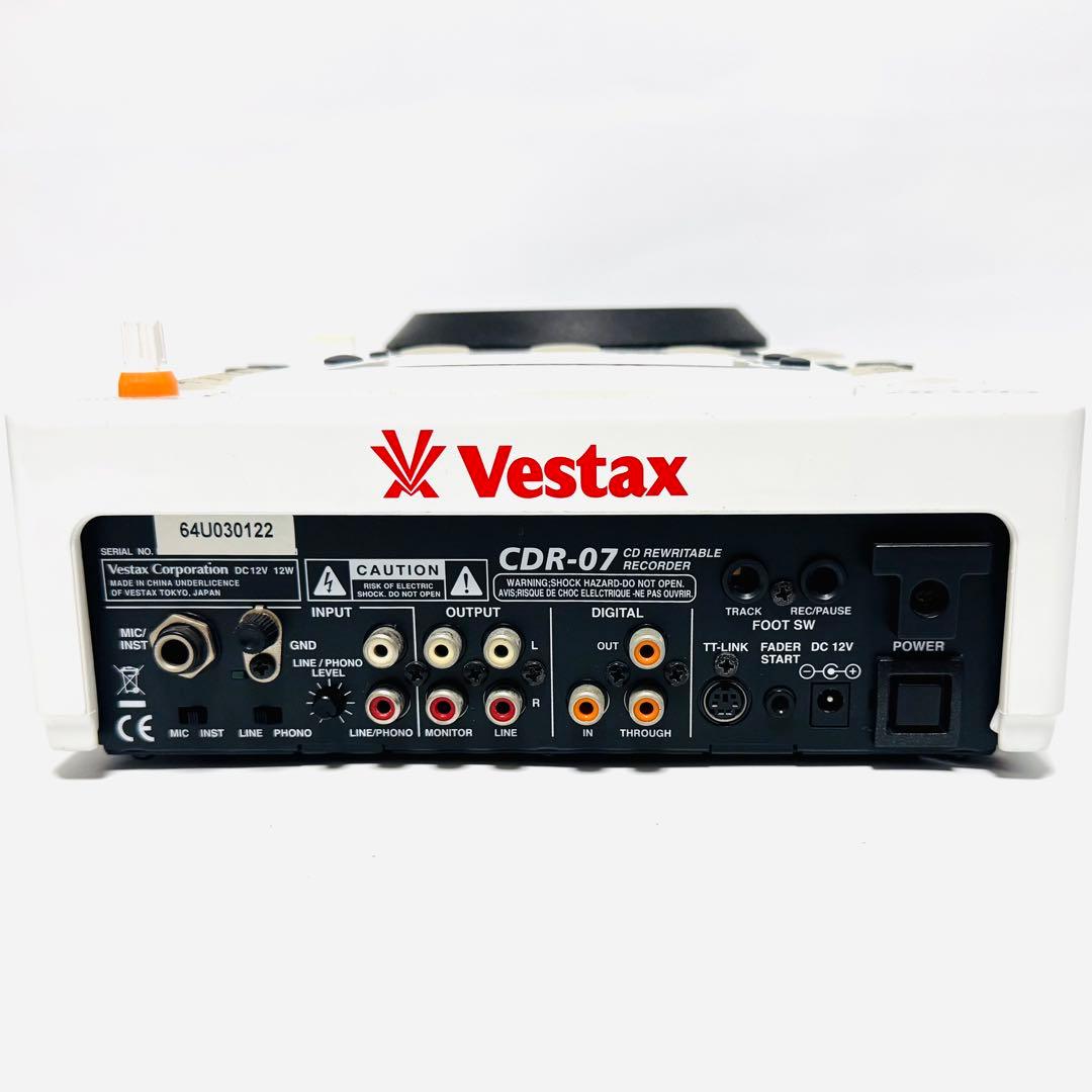 Vestax CDR-07 取説付き CD 書き込み機能付き