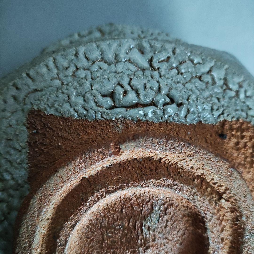 小島喜昭　彫唐津茶碗　唐津焼　小島直喜