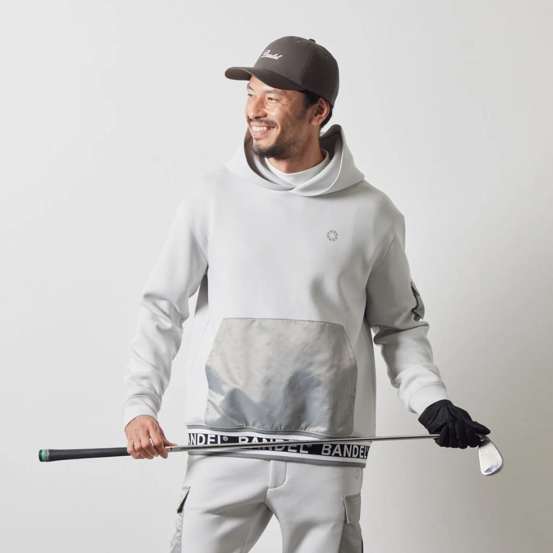 メンズウェア BANDEL GOLF NYLON POCKET P/O HOODIE