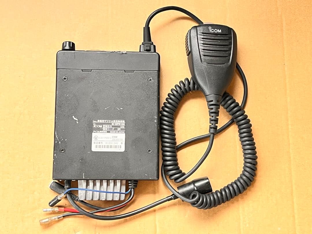 ICOM 車載型デジタル簡易無線機 IC-DPR100 マイク HM-204