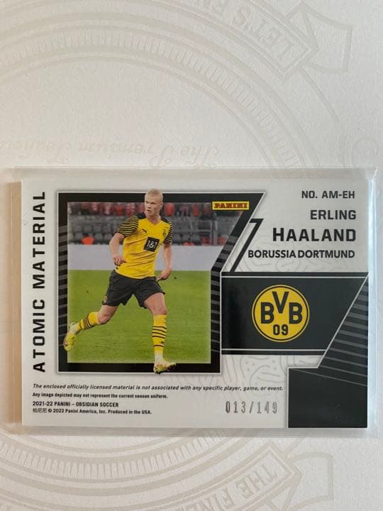 ハーランド　パッチ付メモラビリア　シリアルカード二枚セット